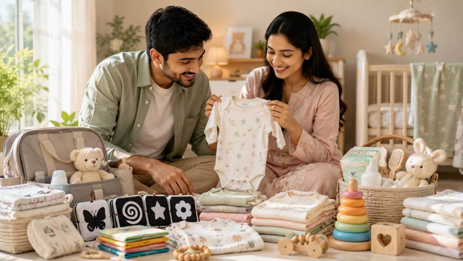 নবজাতকের জন্য কেনাকাটা লিস্ট: প্রথম মাসের প্রস্তুতি ও প্রয়োজনীয় উপাদানের চেকলিস্ট