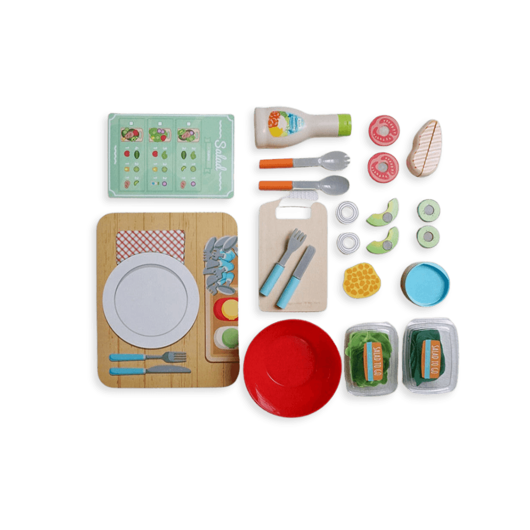 Wooden Salad Set