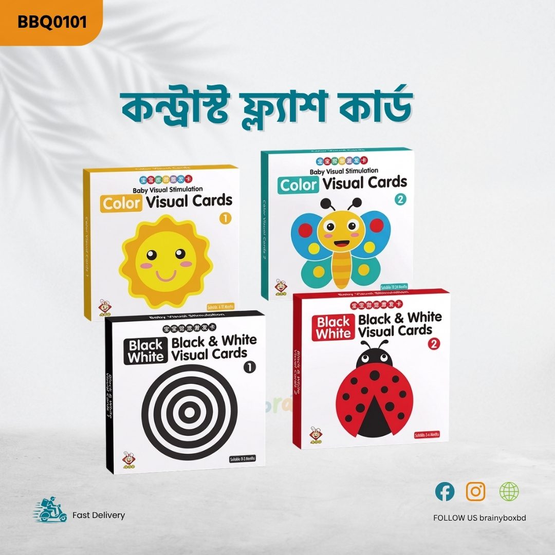 Contrast Flash Cards Contrast Flash Cards for Babies | Visual Learning Cards